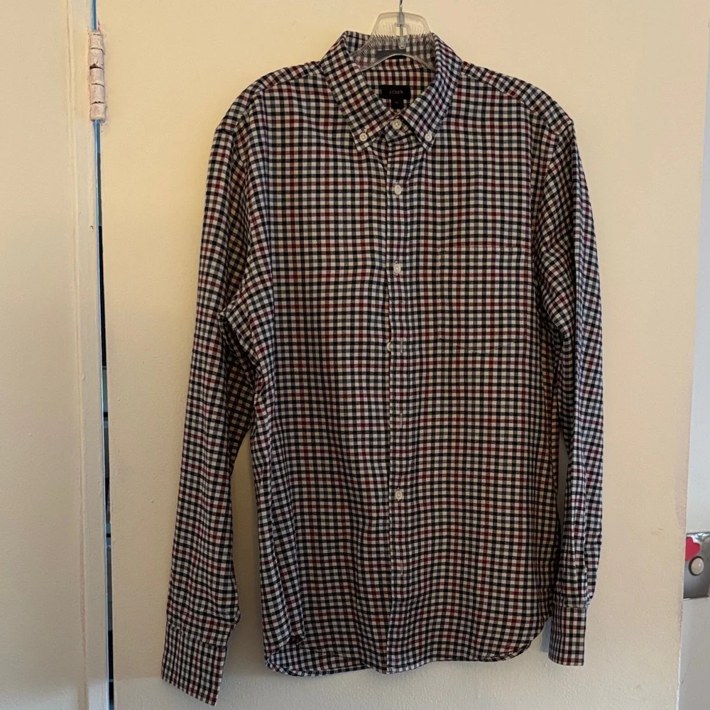 J. CREW Men’s Flannel Slim Shirt